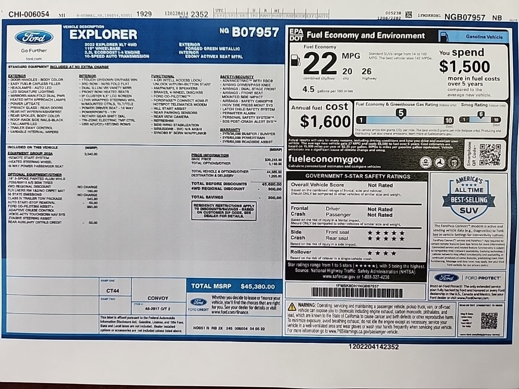 Used 2022 Ford Explorer XLT